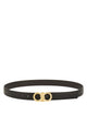 Ferragamo Grained Leather Reversible Gancini Belt