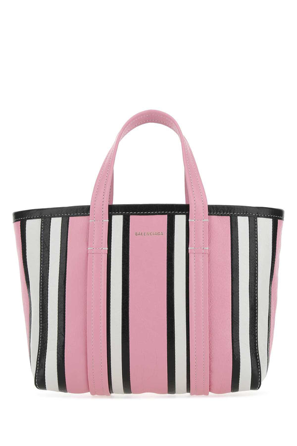 Balenciaga Multicolor Leather Small Barbes Shopping Bag