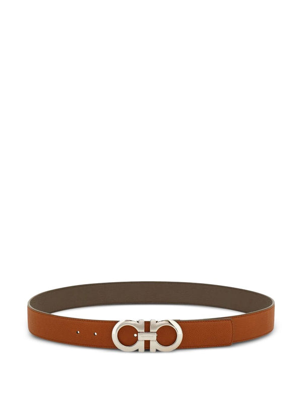 Ferragamo Gancini Leather Belt