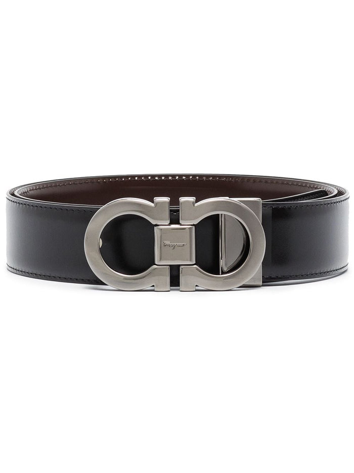 Ferragamo Gancini Leather Belt