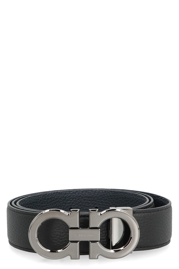Ferragamo Gancini Reversible Leather Belt