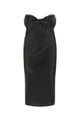 Saint Laurent Black Satin Dress
