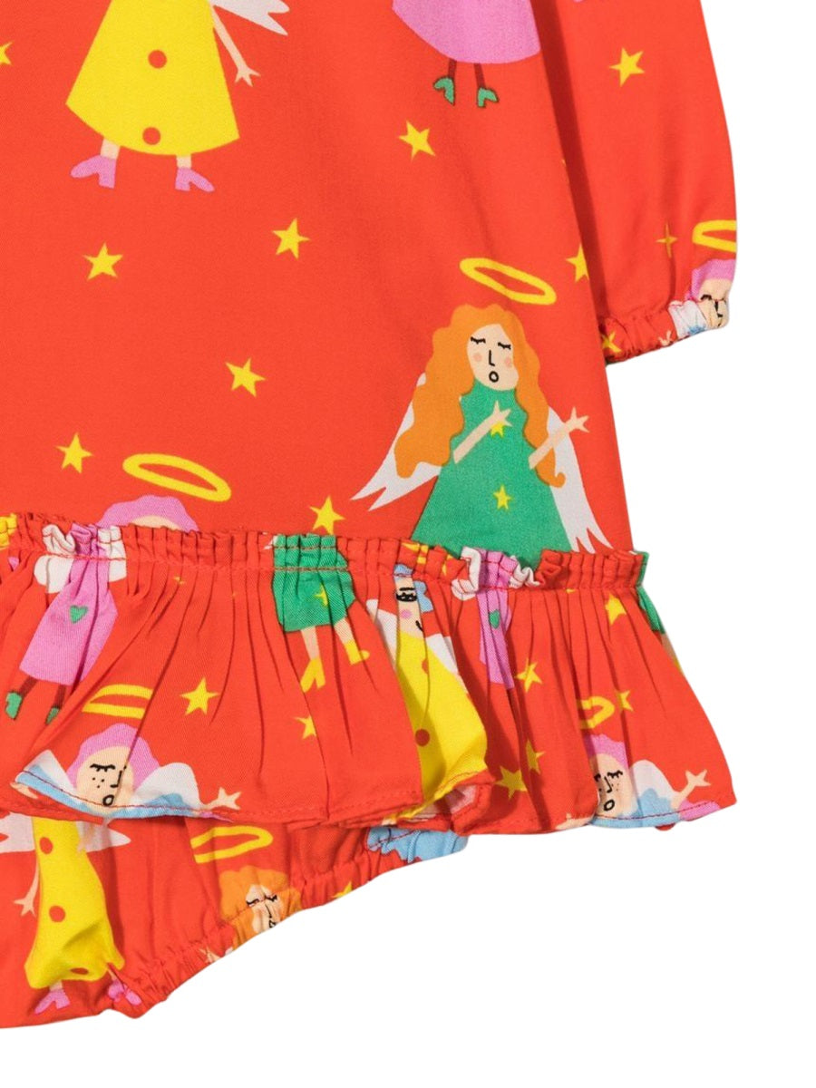 Stella Mccartney M/L Dress With Little Angels Coulottes