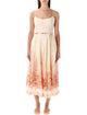 Zimmermann Zimmermann Wanderlust Corset Midi Dress Cream