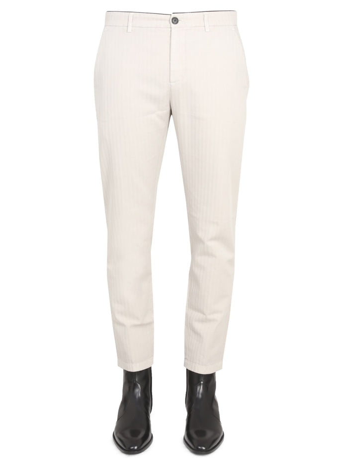Department Five Pants With Logo Patch