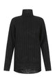 Balenciaga Black Silk Blend Oversize Sweater