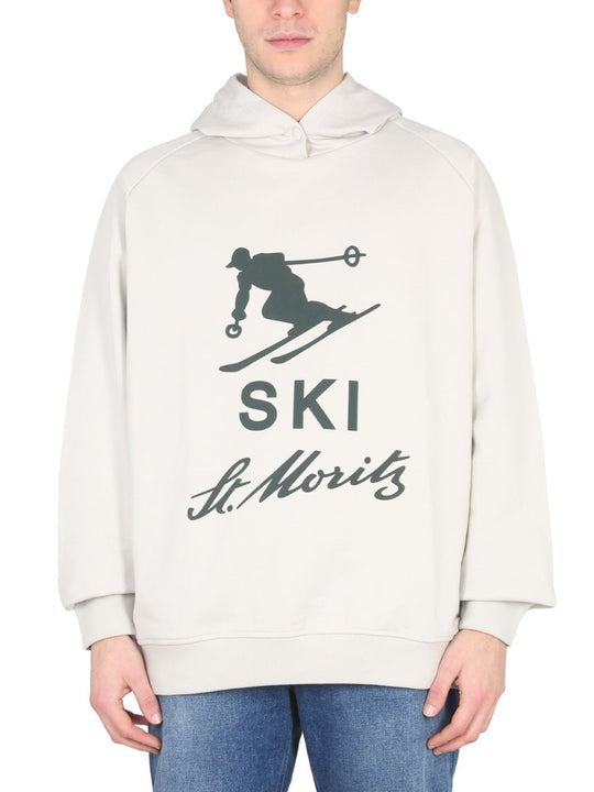 Bally Curling Sweatshirt With Print