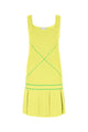 Bottega Veneta Acid Green Viscose Blend Dress