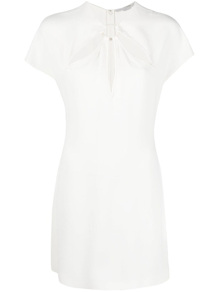 Stella Mccartney Nude Neutrals Viscose Elastane Dress
