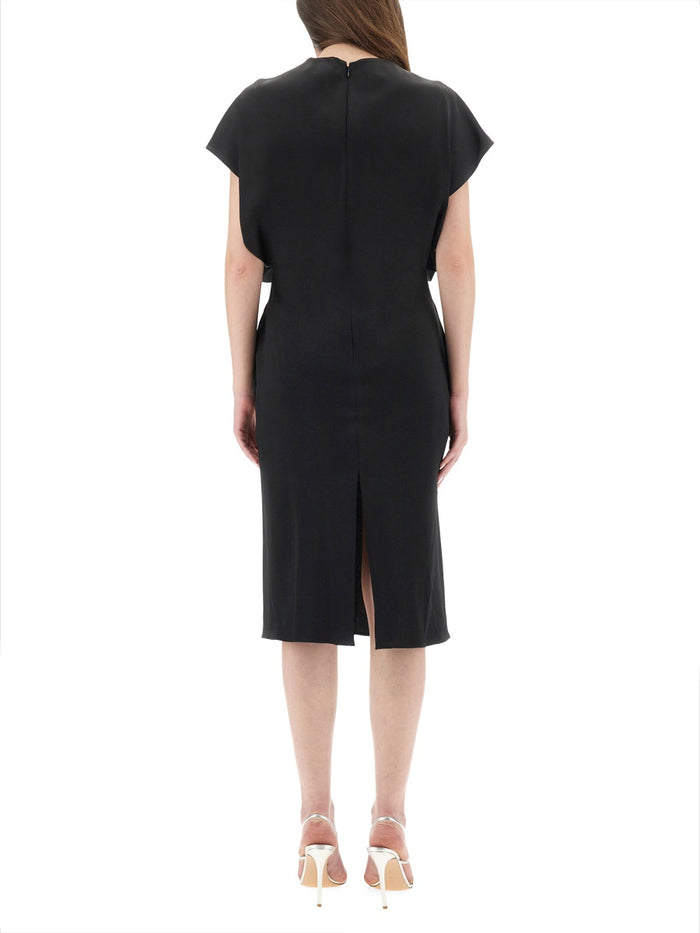 Stella Mccartney Black Acetate Viscose Dresses