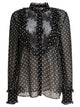 Valentino Black Silk Shirt