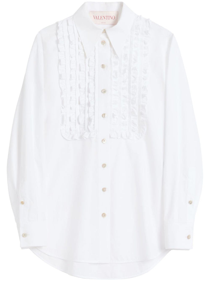 Valentino White Shirt With Bib