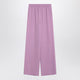 Valentino Wide Lilac Pink Silk Pants