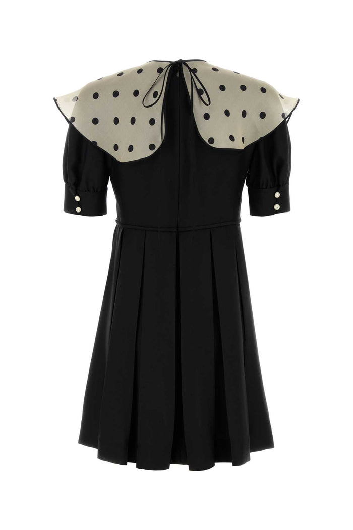 Valentino Garavani Black Silk Mini Dress