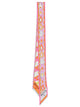 Emilio Pucci Mixed Print Silk Twill Scarf
