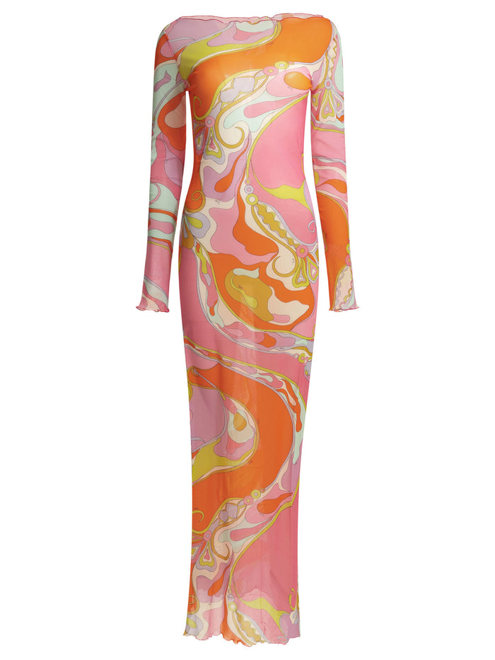 Emilio Pucci "Orchidee" Long Dress
