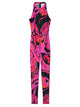 Emilio Pucci Orchidee Print Lycra Long Jumpsuit