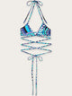 Emilio Pucci Vivara Print Triangle Bikini Top