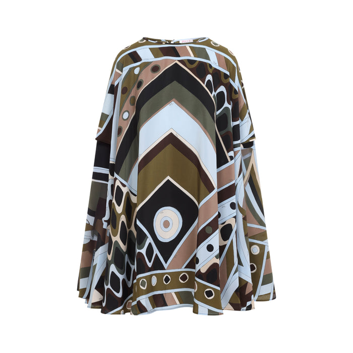 Emilio Pucci Silk Caftan In Vivara Print