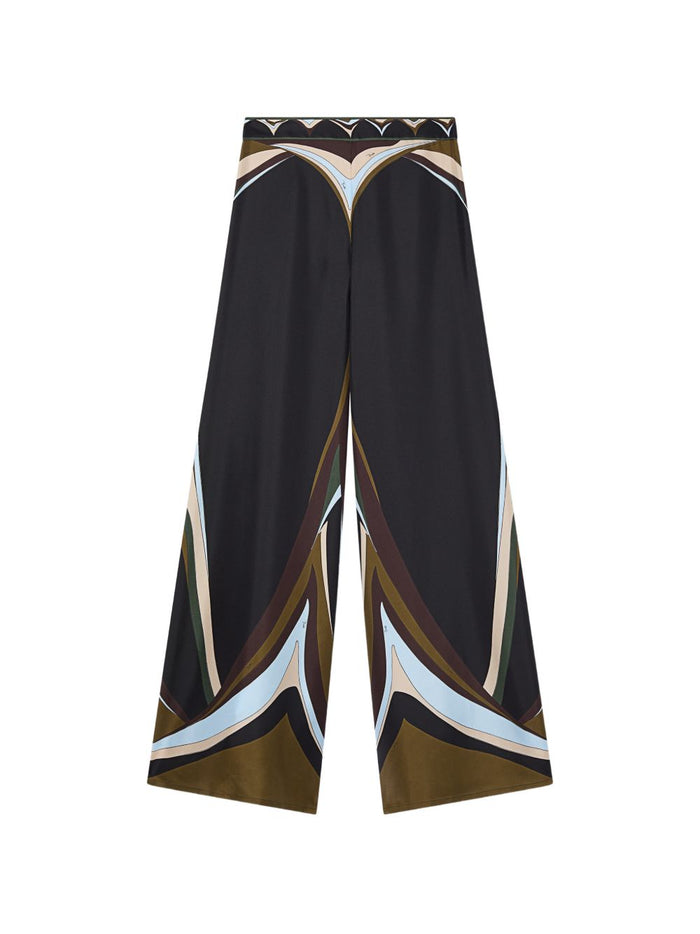 Emilio Pucci Silk Twill Trousers