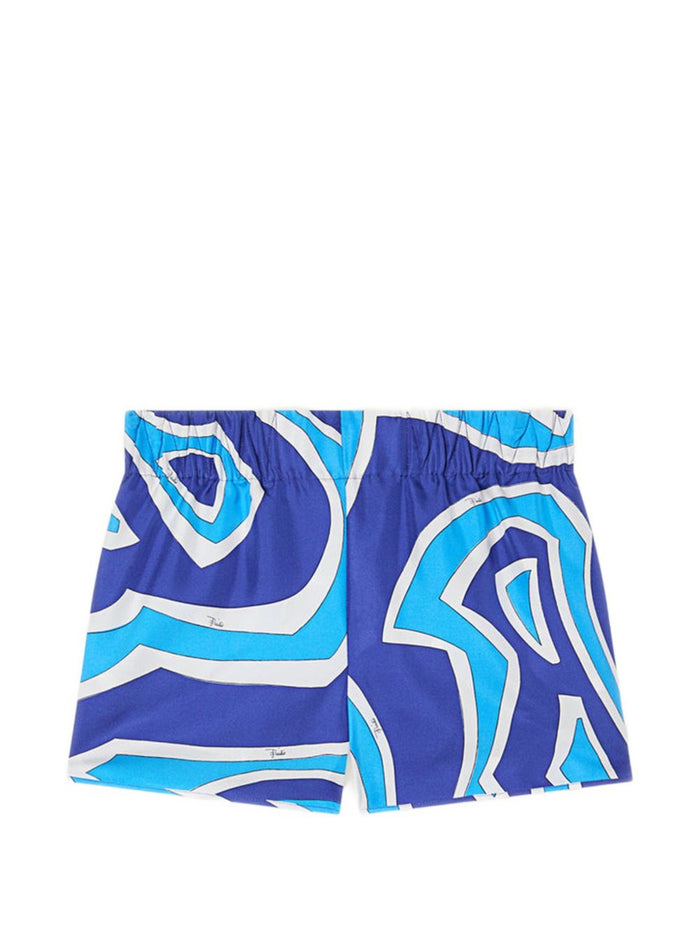 Emilio Pucci Printed Silk Shorts