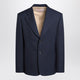 Valentino Blue Single-Breasted Wool Jacket
