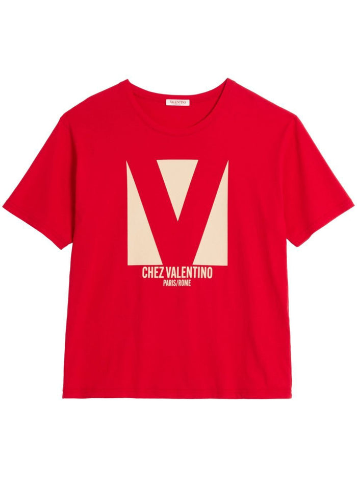 Valentino Garavani Red Cotton T-Shirt