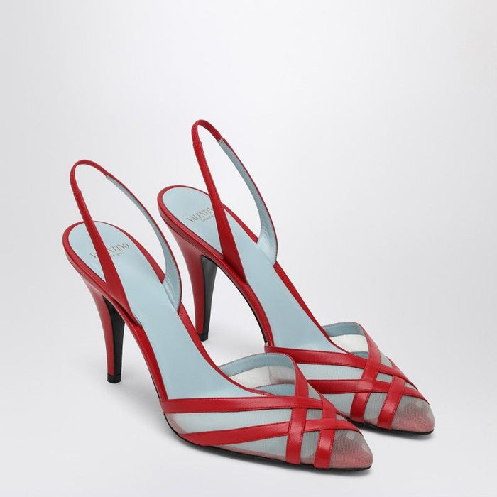 Valentino Garavani  Red Impudance Slingback Décolleté