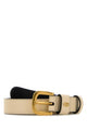 Valentino Garavani Ivory Leather Belt