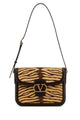 Valentino Garavani Two-Tone Calf Hair And Leather 9To5 Shoulder Bag