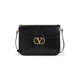 Valentino Garavani Black Leather 9To5 Shoulder Bag