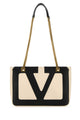 Valentino Garavani Ivory Nappa Leather Small Viva Superstar Shoulder Bag