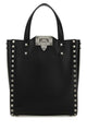 Valentino Garavani Black Leather Rockstud Handbag