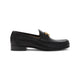 Valentino Garavani Black Leather Vlogo Loafers