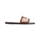 Valentino Garavani Two-Tone Canvas And Leather Viva Superstar Slippers