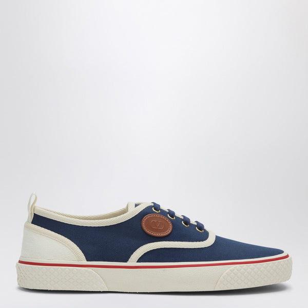 Valentino Garavani Sneakers Nojoke In Blue And White Canvas