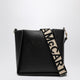Stella Mccartney Square Black Crossbody Bag With Logo