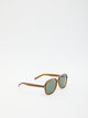 Saint Laurent Sl 545 Aviator Sunglasses In Brown