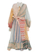 Zimmermann Rebellion Linen And Silk Dress