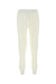 Bottega Veneta Ivory Stretch Wool Blend Joggers