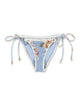 Zimmermann Zimmermann Chambray Crochet Tie Bikini Brief