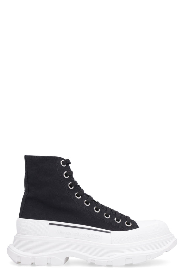 Alexander Mcqueen Black Canvas Canvas Sack Sneakers
