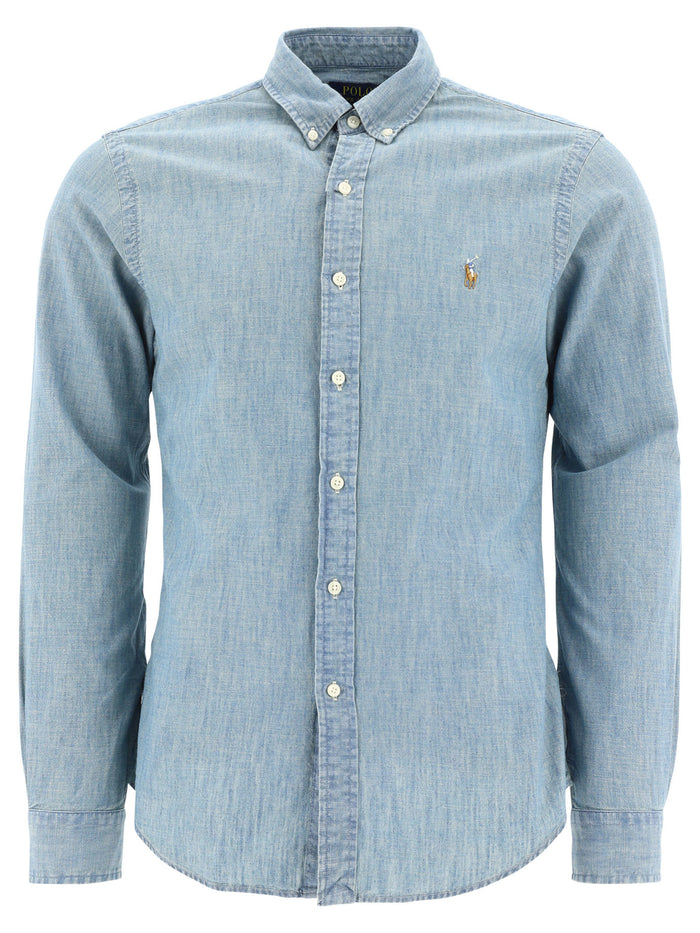 Polo Ralph Lauren Light Blue Cotton Shirt