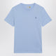 Polo Ralph Lauren Light Blue Custom Slim-Fit Cotton T-Shirt