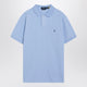Polo Ralph Lauren Light Blue Cotton Custom Slimfit Polo Shirt