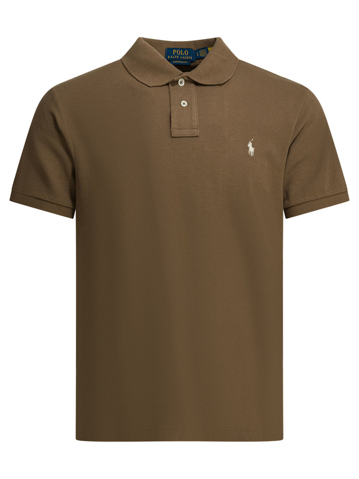 Polo Ralph Lauren Brown Cotton Polo Shirt