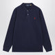 Polo Ralph Lauren Blue Cotton Polo Custom Slim-Fit