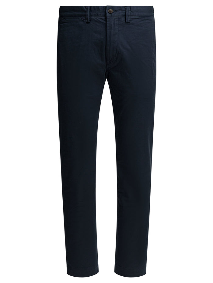 Polo Ralph Lauren  Blue Cotton Trousers