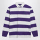 Polo Ralph Lauren White/Purple Striped Classic Fit Polo Shirt