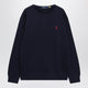 Polo Ralph Lauren Navy Blue Cotton-Blend Crewneck Sweatshirt